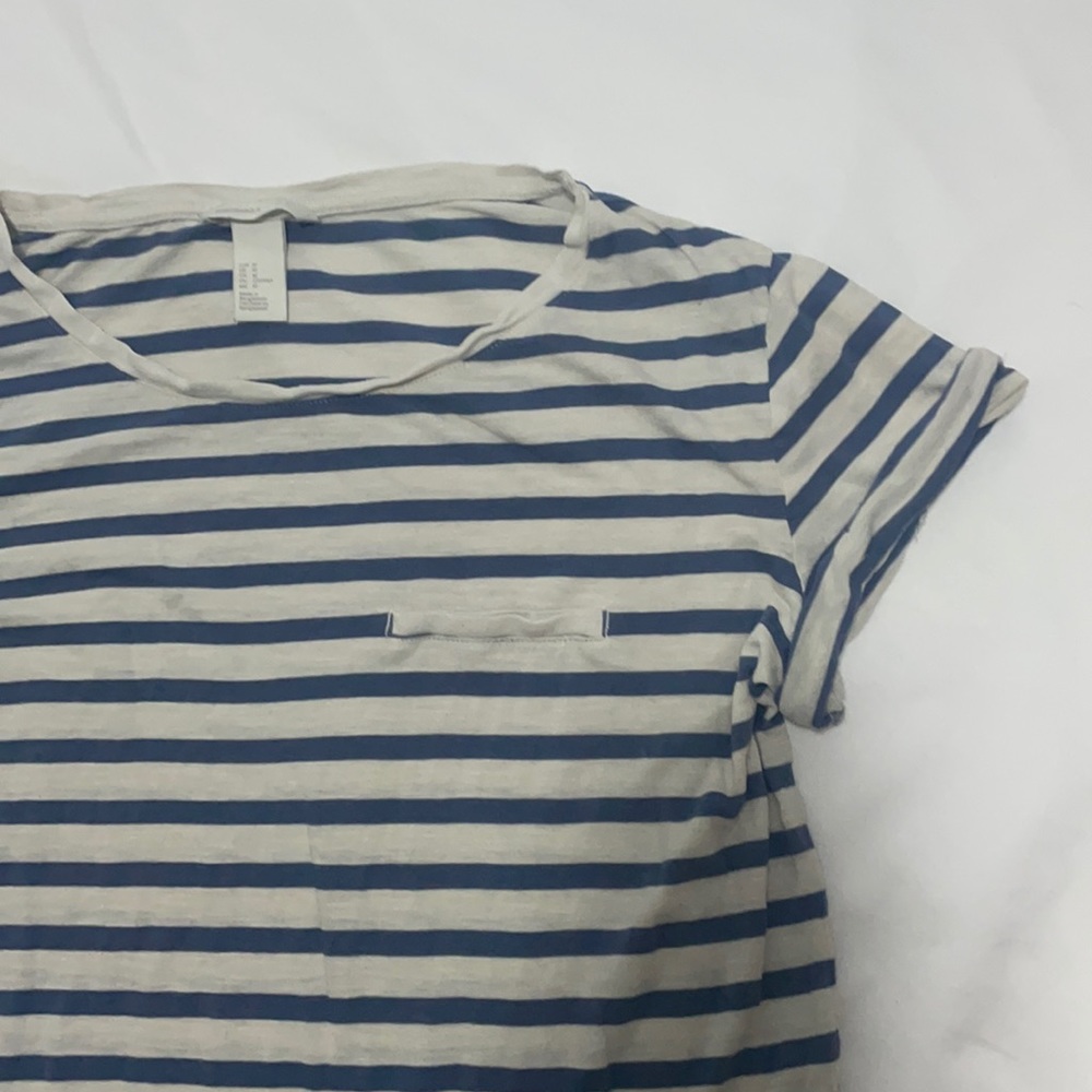 Blue and White H&M Shirt